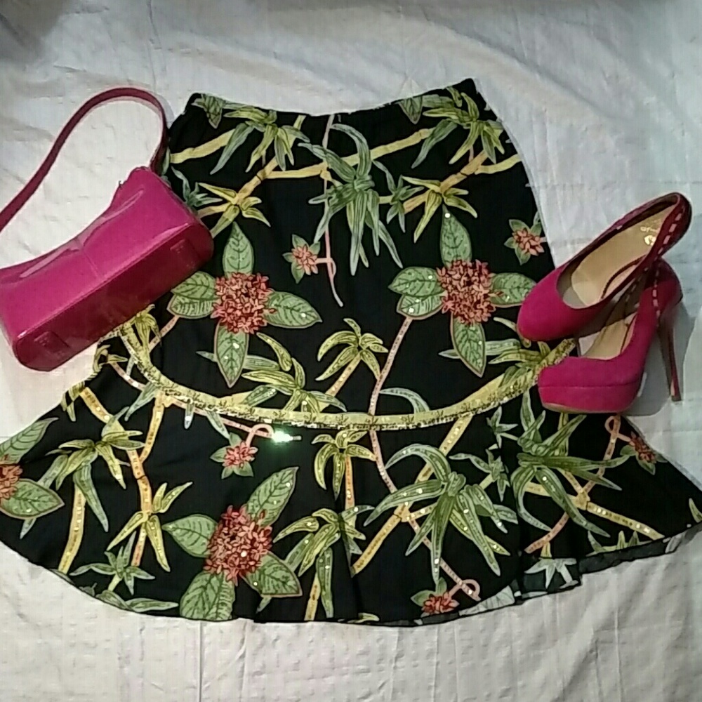 Faith Resortwear tropical skirt